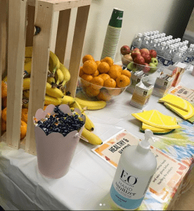 Common Market Staff Wellness Table