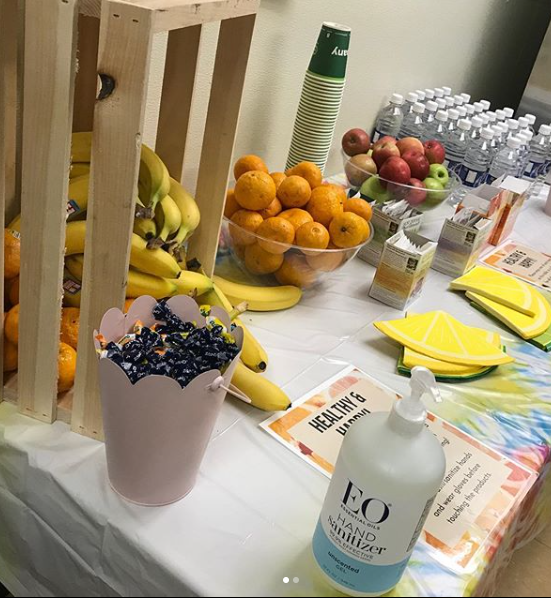 Common Market Staff Wellness Table